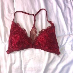 Victoria’s Secret red bralette